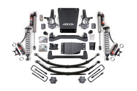 4 Inch Lift Kit | FOX Performance Elite Coilover | Chevy Silverado or GMC Sierra 1500 (07-13) 4WD BDS Suspension