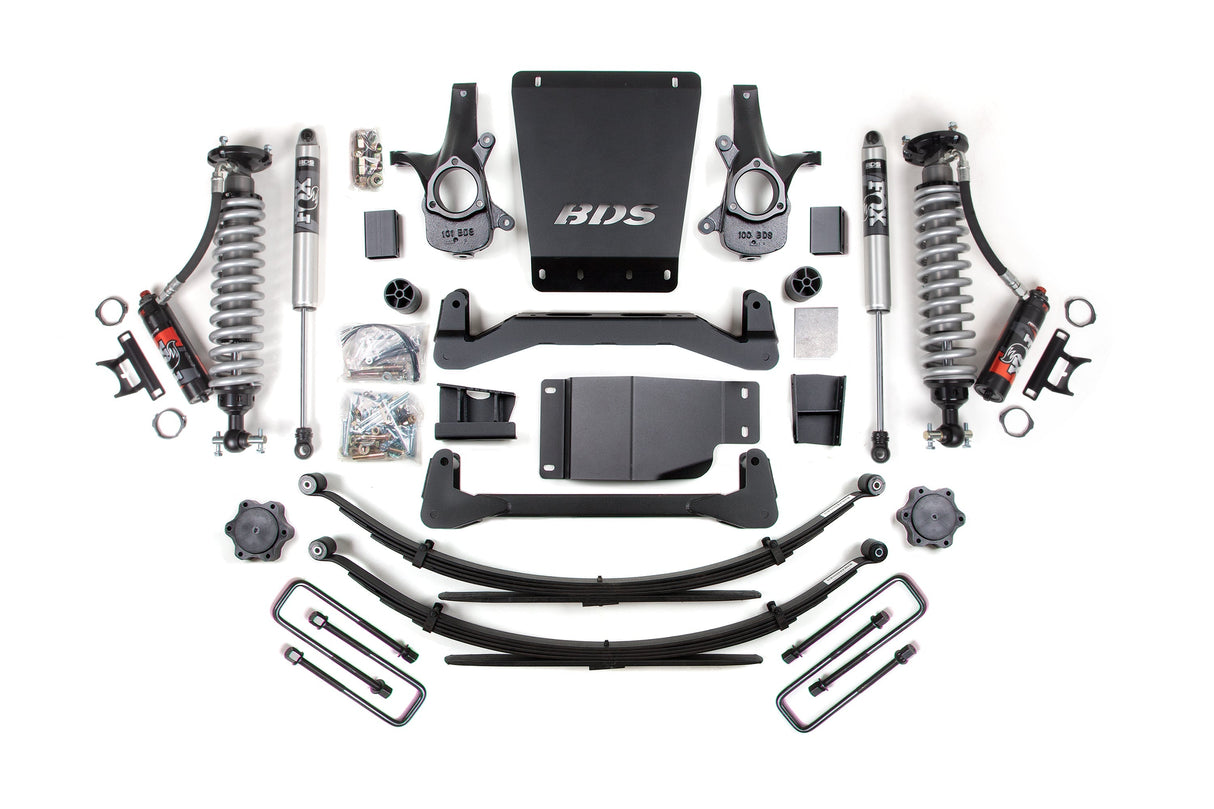 4 Inch Lift Kit | FOX Performance Elite Coilover | Chevy Silverado or GMC Sierra 1500 (07-13) 4WD BDS Suspension
