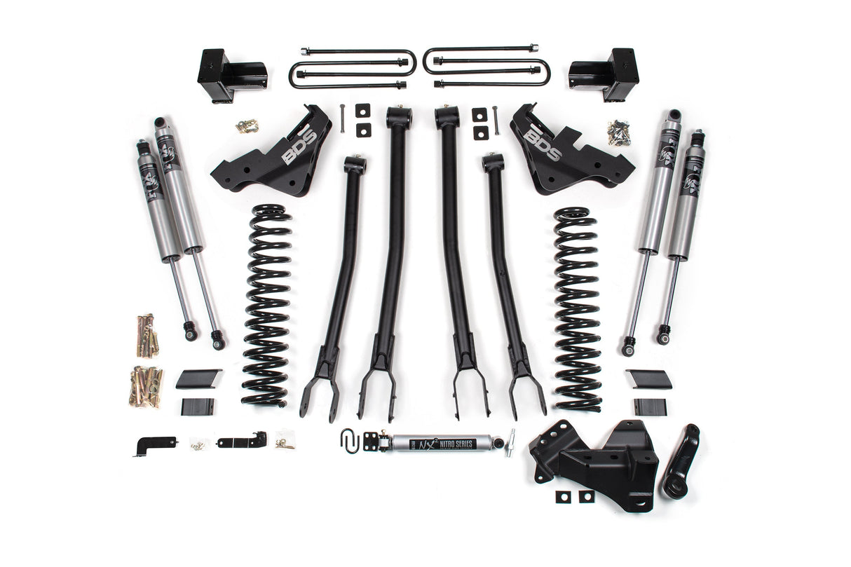 5 Inch Lift Kit w/ 4-Link | Ford F250/F350 Super Duty (23-26) 4WD | Diesel BDS Suspension