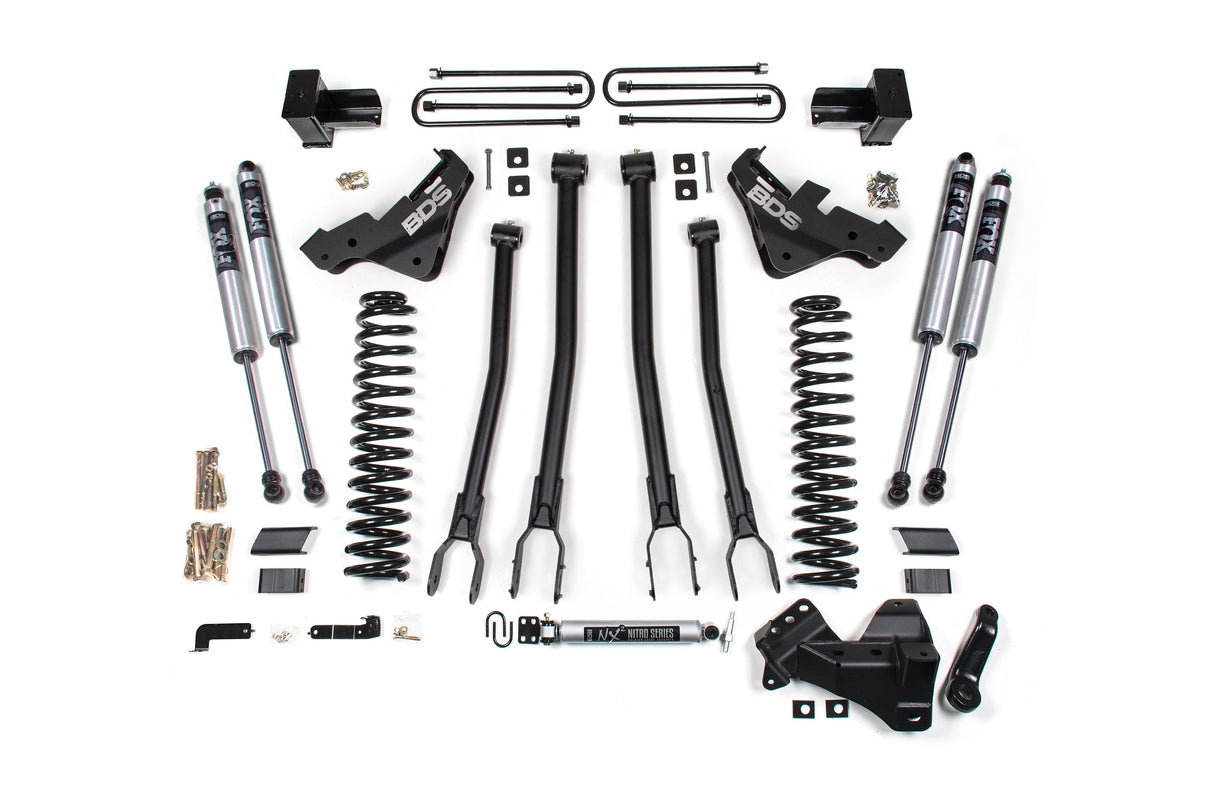 5 Inch Lift Kit w/ 4-Link | Ford F250/F350 Super Duty (23-26) 4WD | Gas BDS Suspension