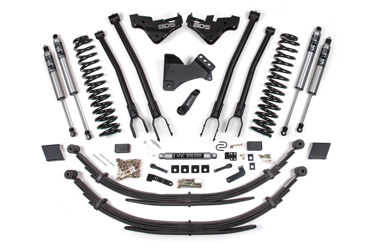 5 Inch Lift Kit w/ 4-Link | Ford F250/F350 Super Duty (23-26) 4WD | Diesel BDS Suspension