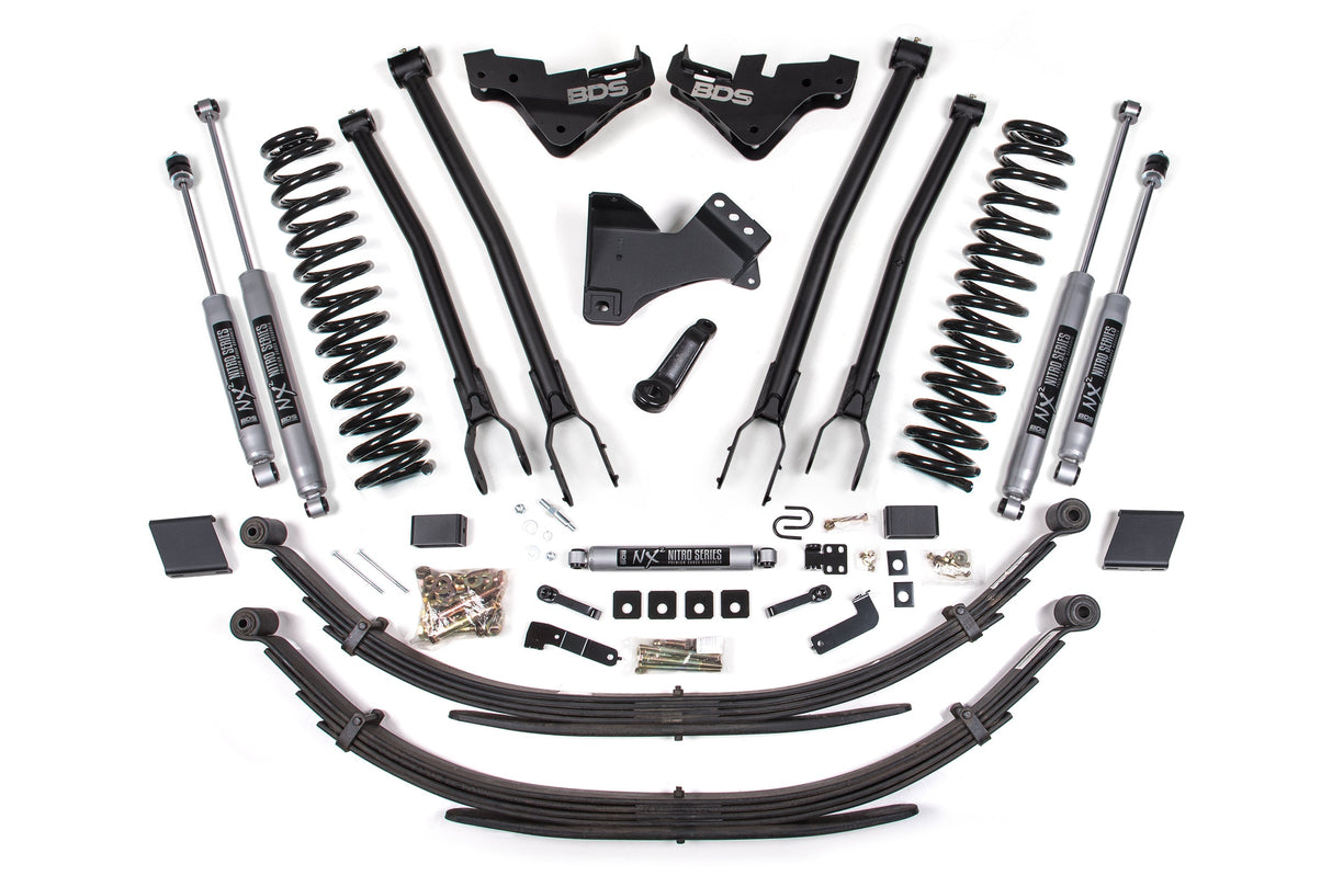 5 Inch Lift Kit w/ 4-Link | Ford F250/F350 Super Duty (23-26) 4WD | Diesel BDS Suspension