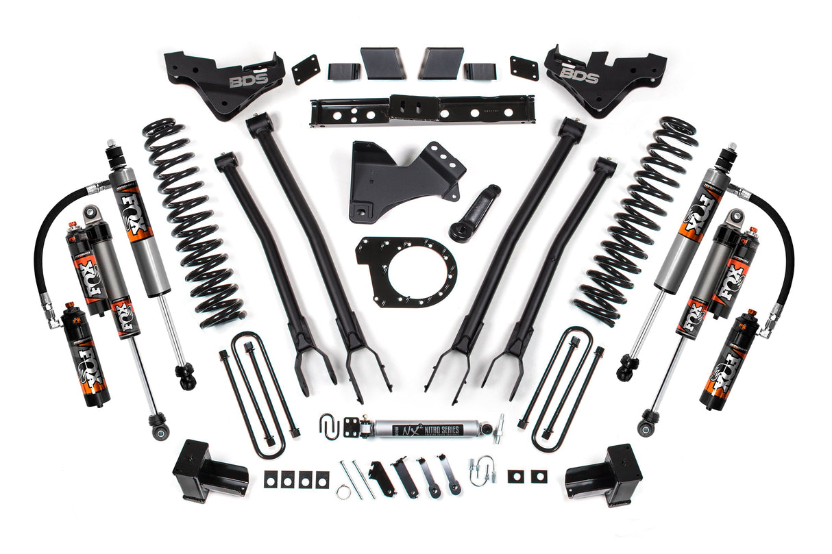7 Inch Lift Kit w/ 4-Link | Ford F250/F350 Super Duty (23-26) 4WD | Diesel BDS Suspension