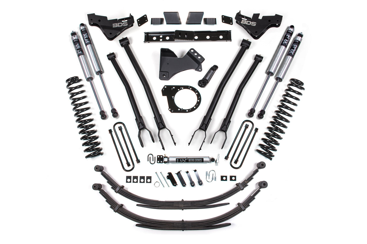 7 Inch Lift Kit w/ 4-Link | Ford F250/F350 Super Duty (23-26) 4WD | Diesel BDS Suspension