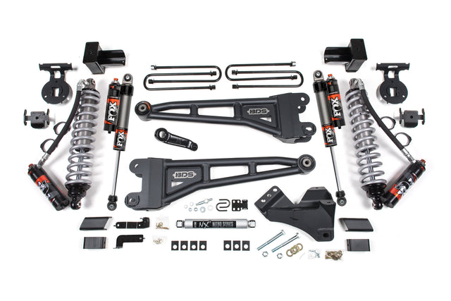 5 Inch Lift Kit w/ Radius Arm | FOX 2.5 Performance Elite Coilover Conversion | Ford F350 Super Duty DRW (23-26) 4WD | Diesel BDS Suspension