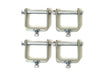 Spring Clamps - Bolt Style | 2.5 Inch Wide | 4 Pack BDS Suspension