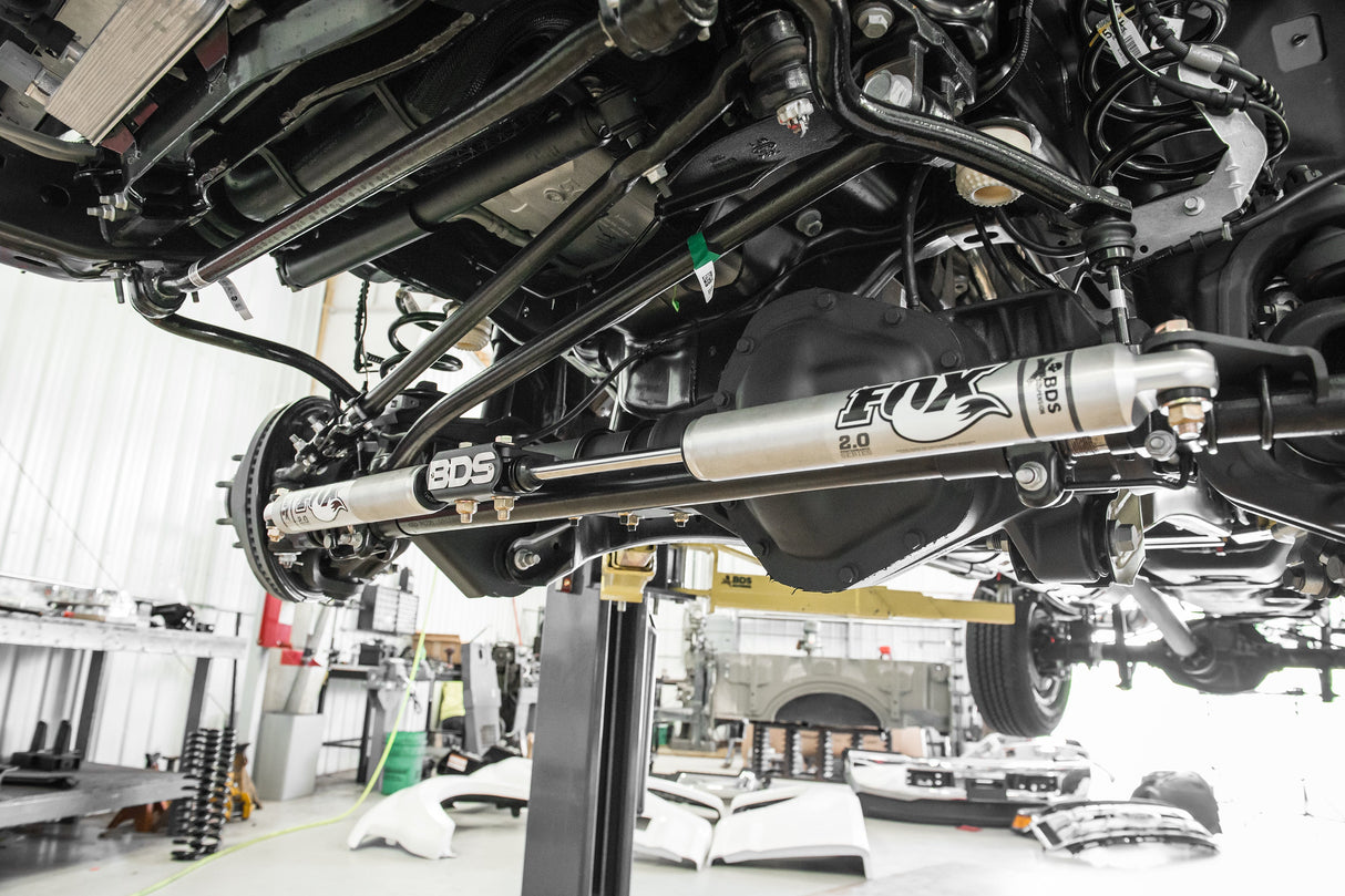 Dual Steering Stabilizer Kit w/ FOX 2.0 Performance Shocks | Fits 2.5-9 Inch Lift | Ford F250/F350 Super Duty (05-26) 4WD BDS Suspension