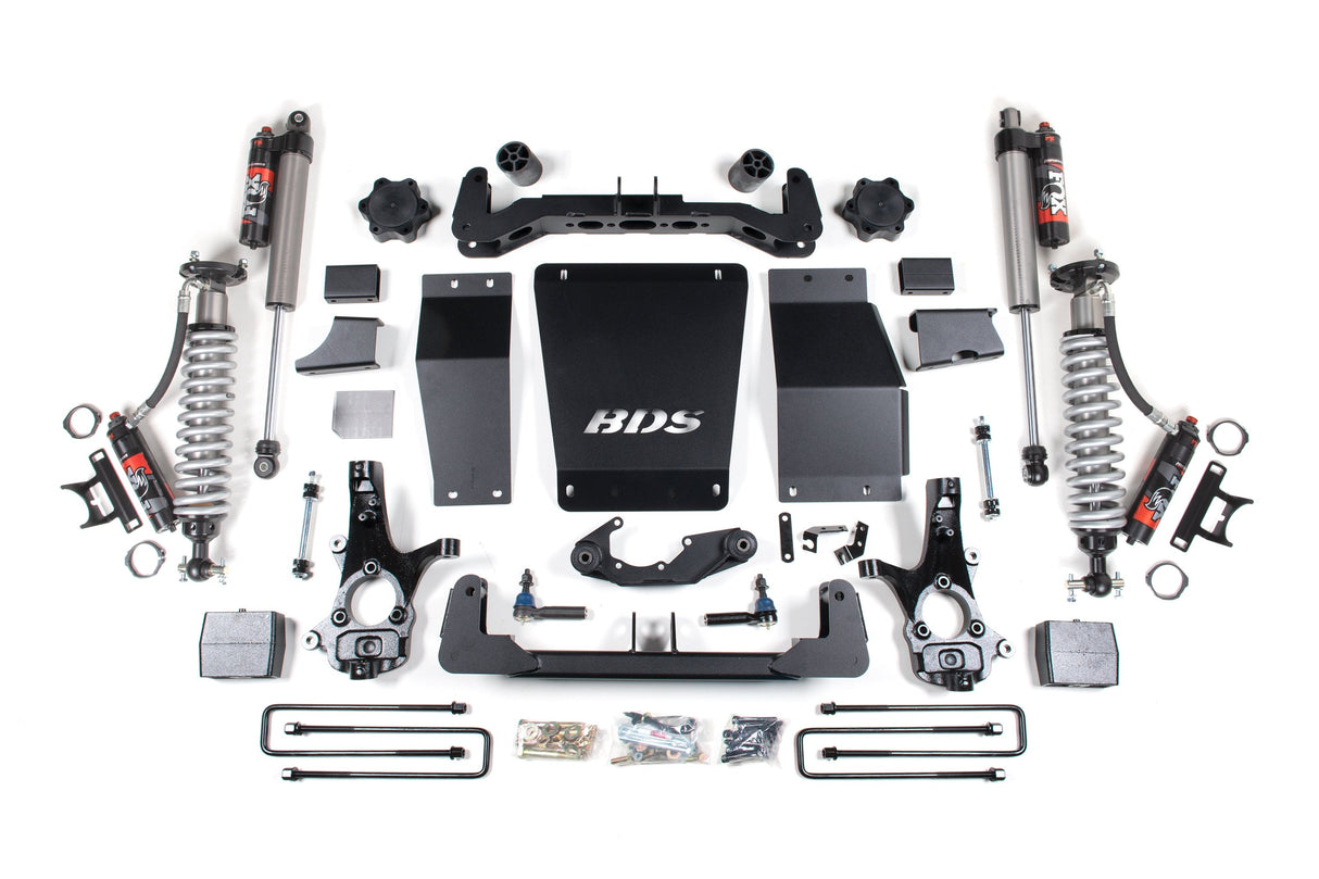 6 Inch Lift Kit | FOX 2.5 Performance Elite Coilover | Chevy Silverado or GMC Sierra 1500 (14-18) 4WD BDS Suspension