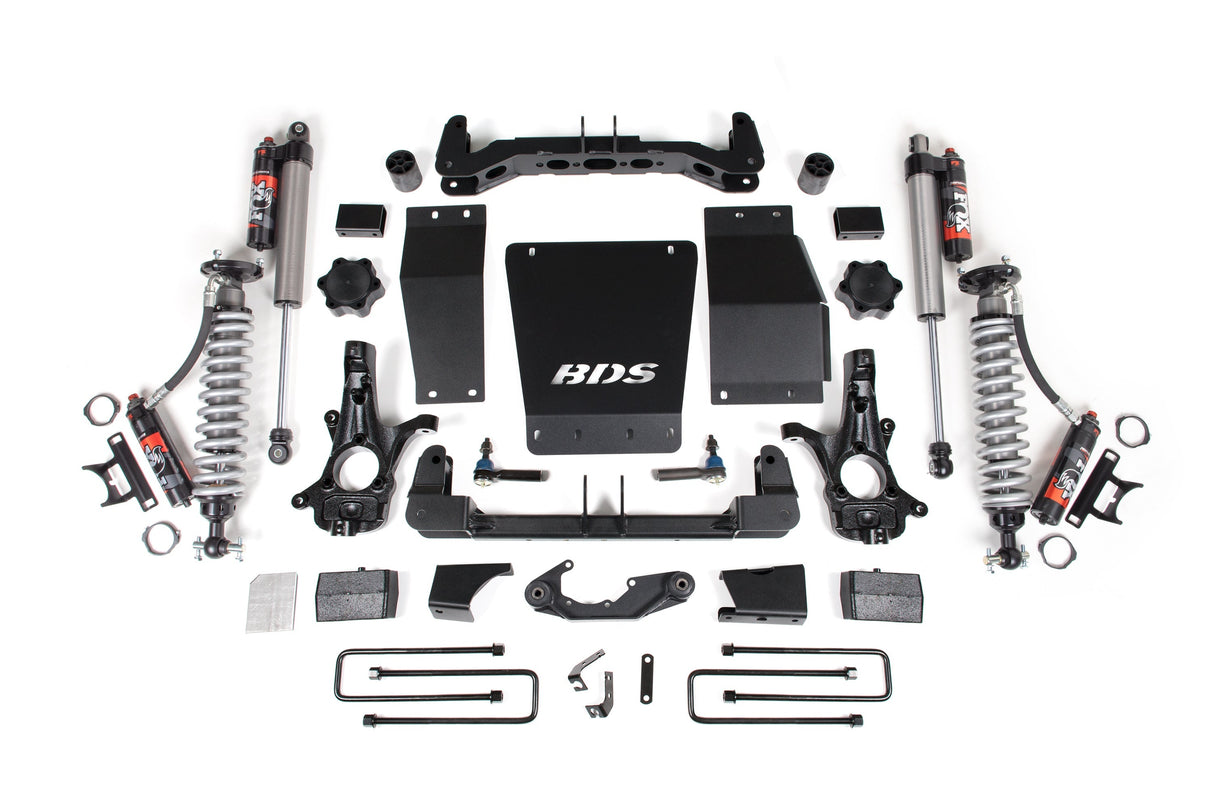 4 Inch Lift Kit | FOX 2.5 Performance Elite Coilover | Chevy Silverado or GMC Sierra 1500 (14-18) 4WD BDS Suspension