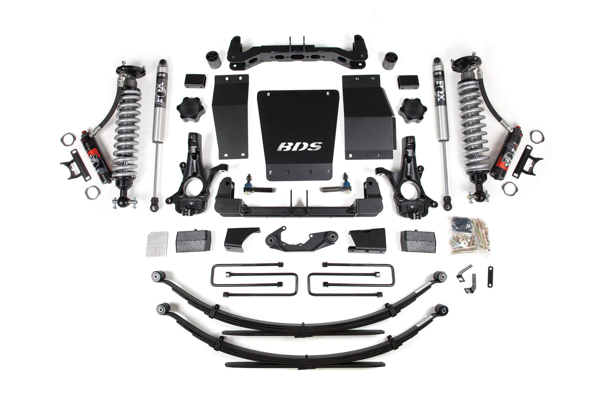 4 Inch Lift Kit | FOX 2.5 Performance Elite Coilover | Chevy Silverado or GMC Sierra 1500 (14-18) 4WD BDS Suspension