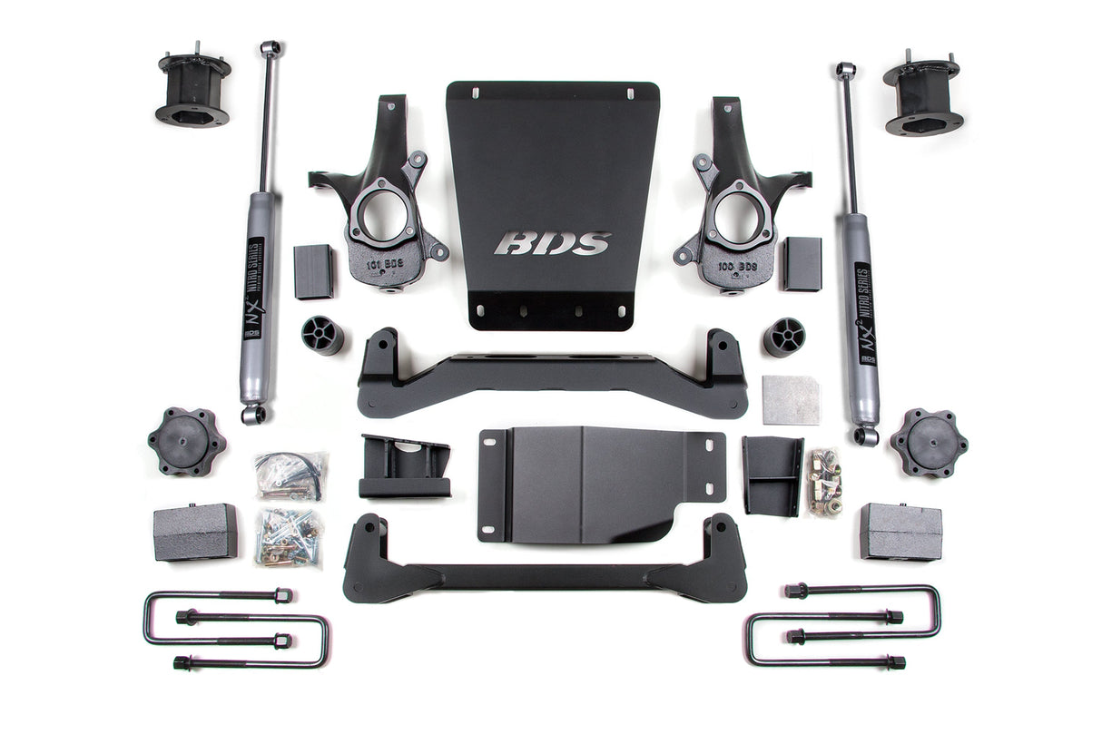 4.5 Inch Lift Kit | Chevy Silverado or GMC Sierra 1500 (07-13) 4WD BDS Suspension