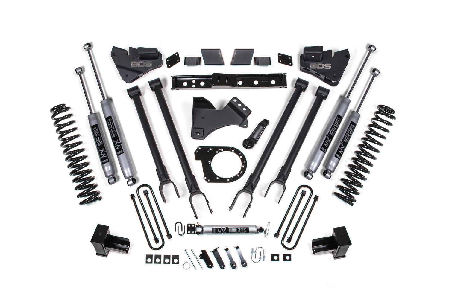 7 Inch Lift Kit w/ 4-Link | Ford F250/F350 Super Duty (20-22) 4WD | Diesel BDS Suspension