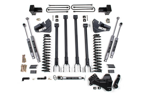 4 Inch Lift Kit | 4-Link Conversion | Ford F250/F350 Super Duty (17-19) 4WD | Diesel BDS Suspension