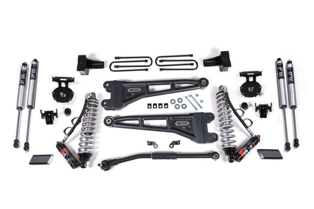 2.5 Inch Lift Kit w/ Radius Arm | FOX 2.5 Performance Elite Coil-Over Conversion | Ford F250/F350 Super Duty (17-19) 4WD | Diesel BDS Suspension