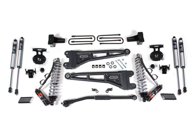 2.5 Inch Lift Kit w/ Radius Arm | FOX 2.5 Performance Elite Coil-Over Conversion | Ford F250/F350 Super Duty (17-19) 4WD | Diesel BDS Suspension