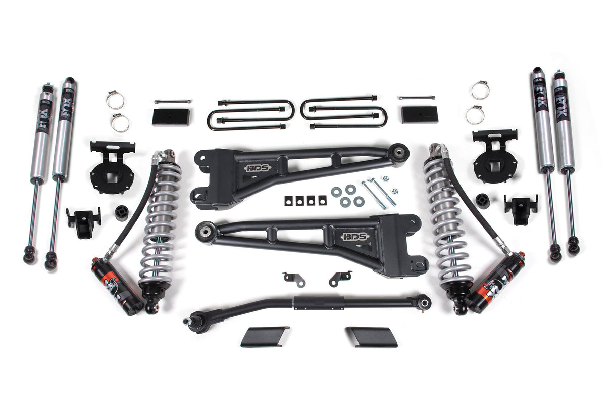 3 Inch Lift Kit w/ Radius Arm | FOX 2.5 Performance Elite Coil-Over Conversion | Ford F250/F350 Super Duty (20-22) 4WD | Diesel BDS Suspension
