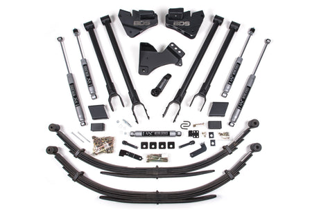 4 Inch Lift Kit | 4-Link Conversion | Ford F250 / F350 Super Duty (17-19) 4WD | Gas BDS Suspension
