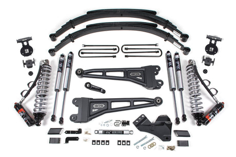 4 Inch Lift Kit w/ Radius Arm | FOX 2.5 Performance Elite Coil-Over Conversion | Ford F250/F350 Super Duty (17-19) 4WD | Diesel BDS Suspension