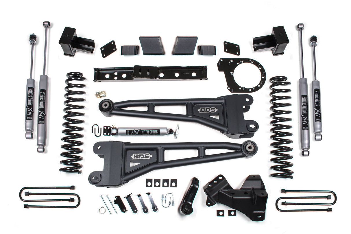 6 Inch Lift Kit w/ Radius Arm | Ford F250/F350 Super Duty (17-19) 4WD | Diesel BDS Suspension