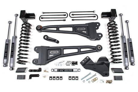 4 Inch Lift Kit w/ Radius Arm | Ford F350 Super Duty DRW (17-19) 4WD | Gas BDS Suspension