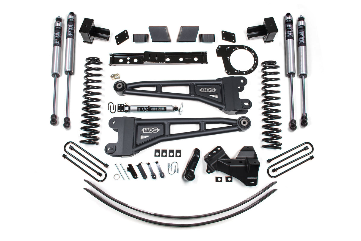 6 Inch Lift Kit w/ Radius Arm | Ford F250/F350 Super Duty (17-19) 4WD | Diesel BDS Suspension