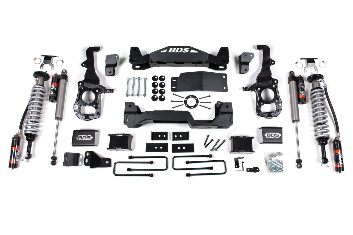 6 Inch Lift Kit | FOX 2.5 Performance Elite Coil-Over | Ford F150 (21-26) 4WD BDS Suspension
