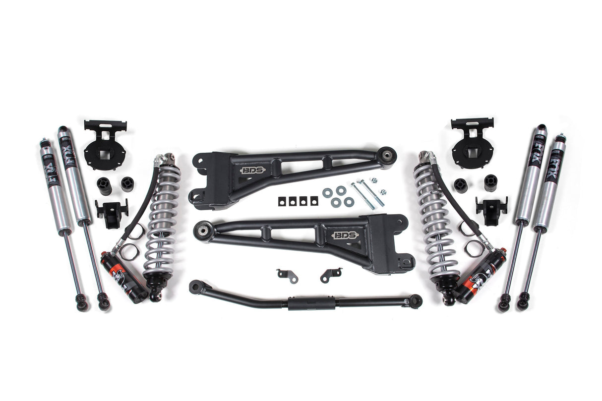 2.5 Inch Lift Kit w/ Radius Arm | FOX 2.5 Performance Elite Coilover Conversion | Ford F250/F350 Super Duty (11-16) 4WD | Diesel BDS Suspension