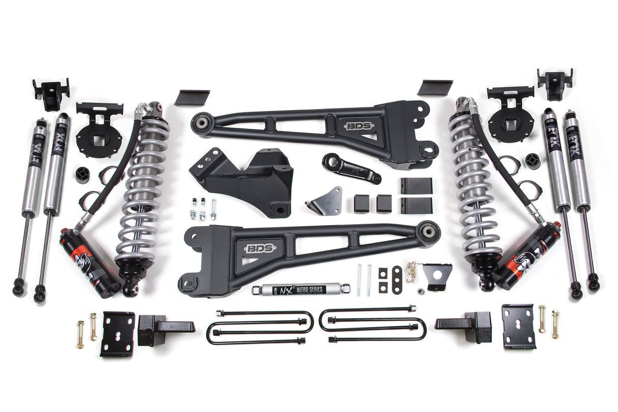 6 Inch Lift Kit w/ Radius Arm | FOX 2.5 Performance Elite Coil-Over Conversion | Ford F250/F350 Super Duty (08-10) 4WD | Diesel BDS Suspension