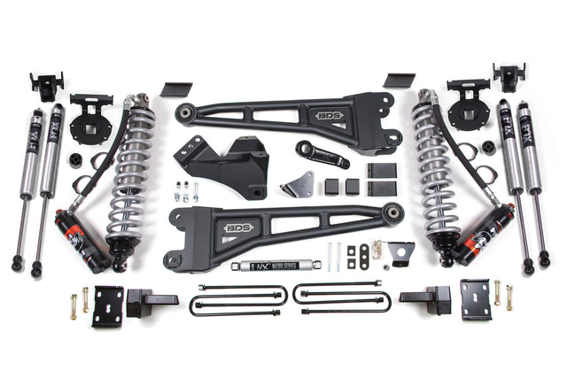 6 Inch Lift Kit w/ Radius Arm | FOX 2.5 Performance Elite Coil-Over Conversion | Ford F250/F350 Super Duty (08-10) 4WD | Diesel BDS Suspension