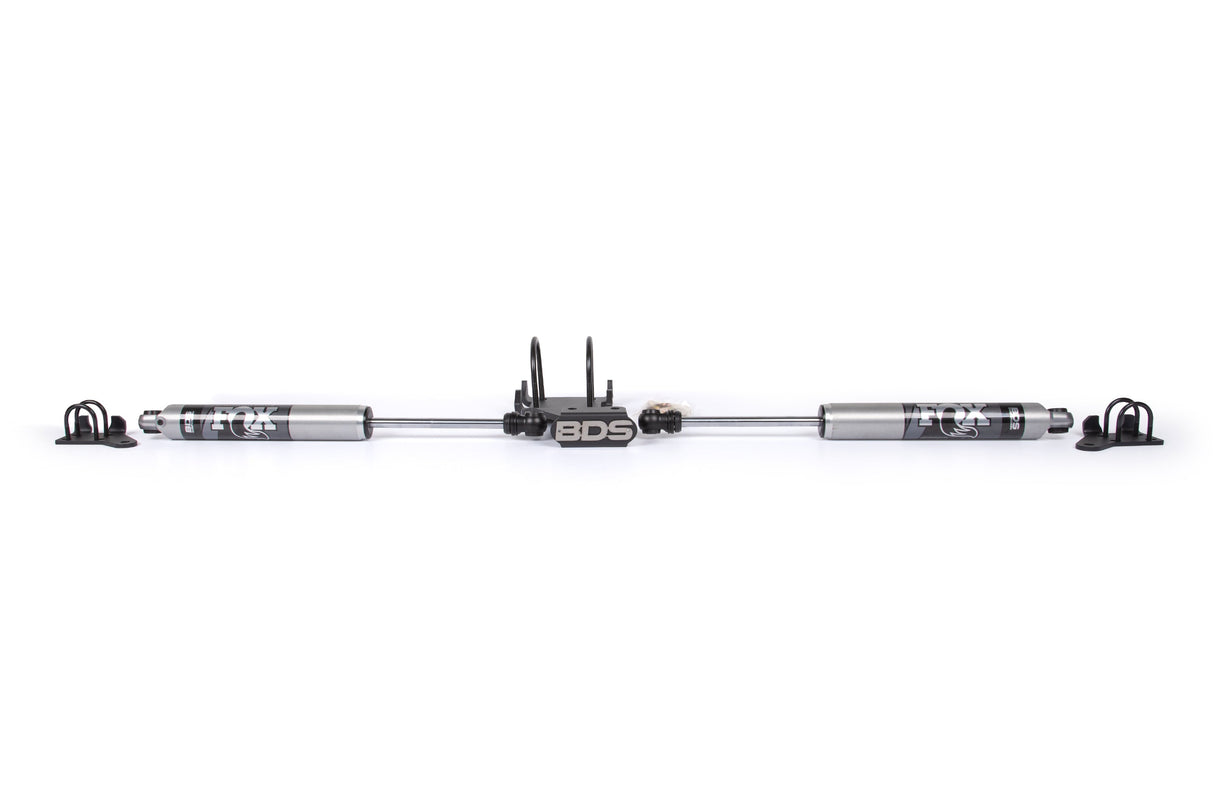 Dual Steering Stabilizer Kit w/ FOX 2.0 Performance Shocks | Fits 2.5-9 Inch Lift | Ford F250/F350 Super Duty (05-26) 4WD BDS Suspension