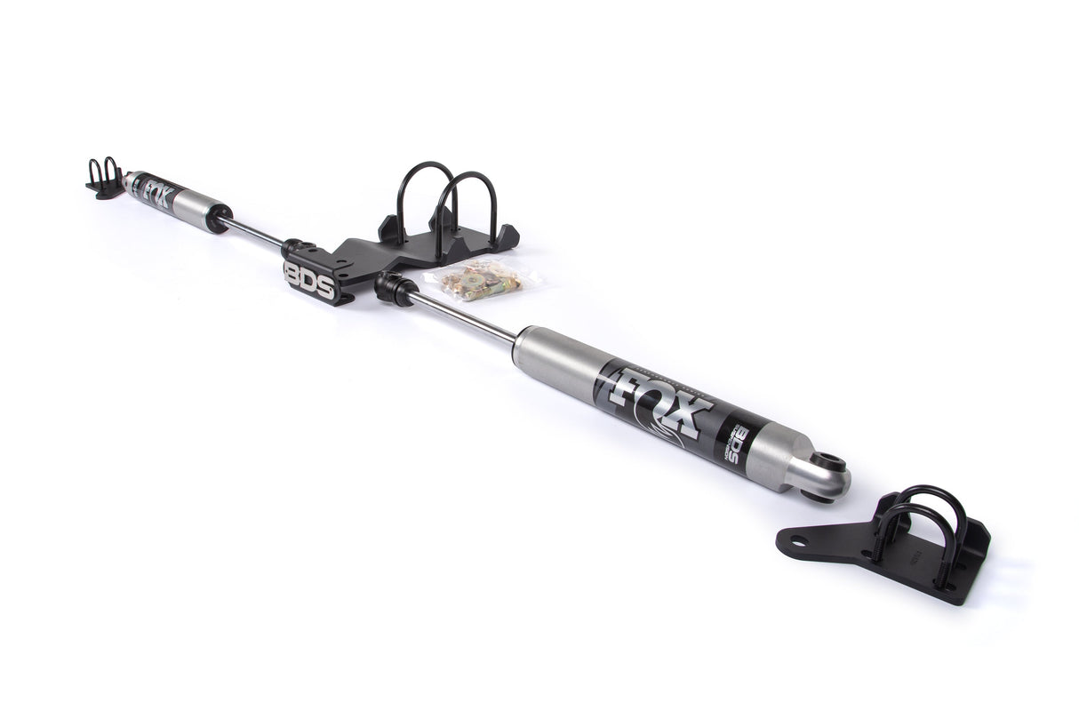Dual Steering Stabilizer Kit w/ FOX 2.0 Performance Shocks | Fits 2.5-9 Inch Lift | Ford F250/F350 Super Duty (05-26) 4WD BDS Suspension