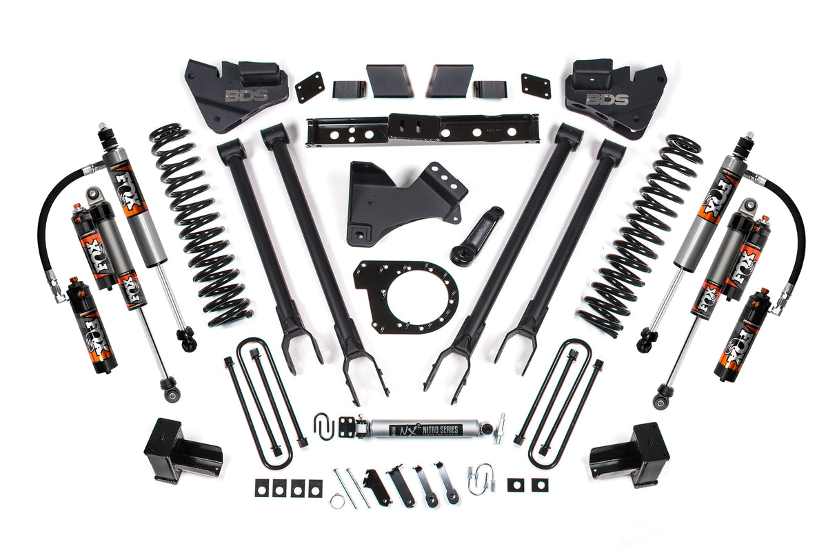 6 Inch Lift Kit | 4-Link Conversion | Ford F250/F350 Super Duty (17-19) 4WD | Diesel BDS Suspension