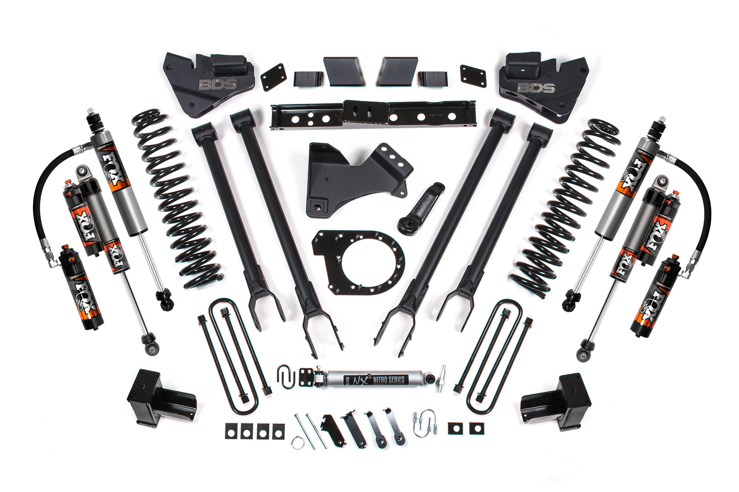 6 Inch Lift Kit w/ 4-Link | Ford F350 Super Duty DRW (20-22) 4WD | Diesel BDS Suspension