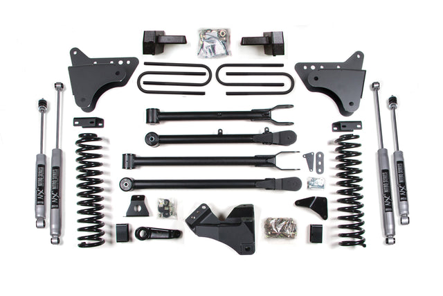 4 Inch Lift Kit w/ 4-Link | Ford F250/F350 Super Duty (05-07) 4WD | Gas BDS Suspension