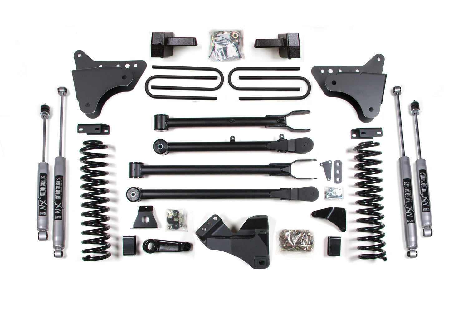 6 Inch Lift Kit w/ 4-Link | Ford F250/F350 Super Duty (08-10) 4WD | Gas BDS Suspension