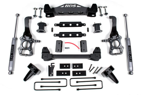 6 Inch Lift Kit | Ford F150 (15-20) 2WD BDS Suspension