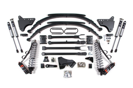 4 Inch Lift Kit w/ 4-Link | FOX 2.5 Performance Elite Coil-Over Conversion | Ford F250/F350 Super Duty (11-16) 4WD | Diesel BDS Suspension