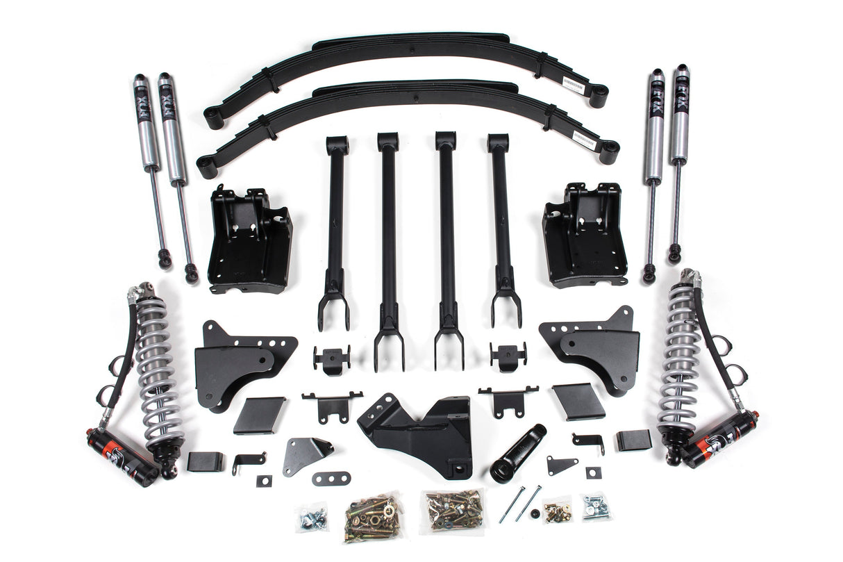 6 Inch Lift Kit w/ 4-Link | FOX 2.5 Performance Elite Coil-Over Conversion | Ford F250/F350 Super Duty (11-16) 4WD | Diesel BDS Suspension