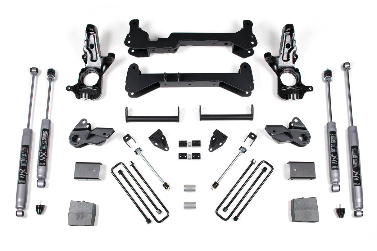 7 Inch Lift Kit | Chevy Silverado or GMC Sierra 2500HD (01-10) 2WD BDS Suspension
