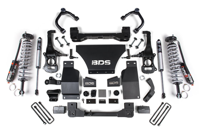 2.5 Inch Lift Kit | FOX 2.5 Performance Elite Coil-Over | Chevy Trail Boss or GMC AT4 1500 (19-24) 4WD | Gas BDS Suspension