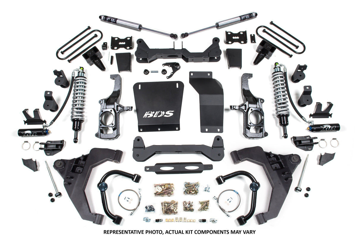 6.5 Inch Lift Kit | FOX 2.5 Coilover Conversion | Chevy Silverado or GMC Sierra 2500HD/3500HD (11-19) | Diesel BDS Suspension