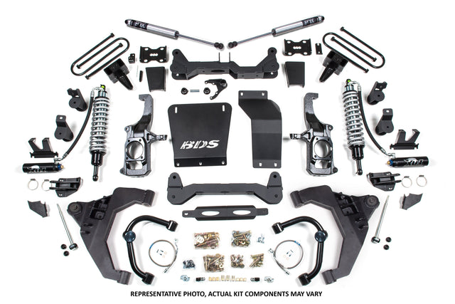 6.5 Inch Lift Kit | FOX 2.5 Coilover Conversion | Chevy Silverado or GMC Sierra 2500HD/3500HD (11-19) | Diesel BDS Suspension