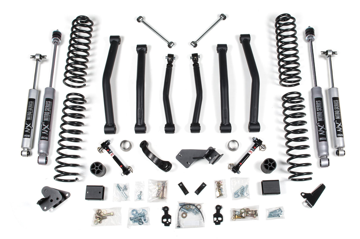 4.5 Inch Lift Kit | Jeep Wrangler JK (12-18) 4-Door BDS Suspension