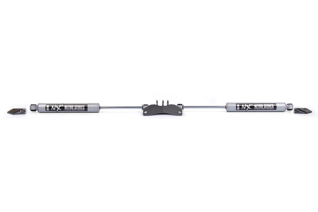 Dual Steering Stabilizer Kit w/ NX2 Shocks | Dodge Ram 1500 Mega Cab (06-08) 4WD | Y-Style Steering BDS Suspension