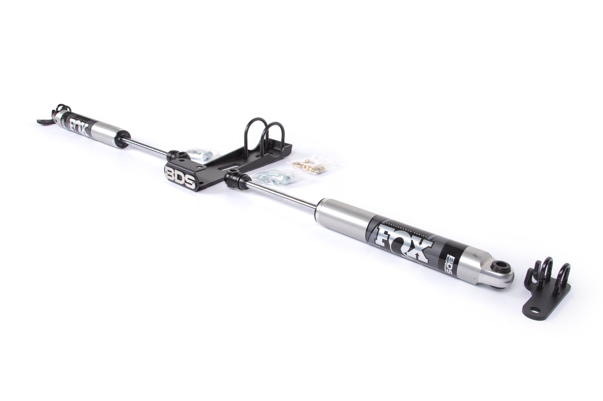 Dual Steering Stabilizer Kit w/ FOX 2.0 Performance Shocks | Jeep Wrangler TJ (97-06), Cherokee XJ (84-01), Grand Cherokee ZJ (93-98) BDS Suspension