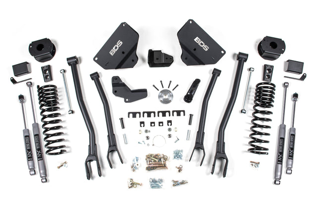 4 Inch Lift Kit w/ 4-Link | Ram 2500 w/ Rear Air Ride (14-18) 4WD | Diesel BDS Suspension