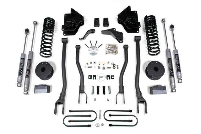 4 Inch Lift Kit w/ 4-Link | Ram 3500 w/ Rear Air Ride (13-18) 4WD | Diesel BDS Suspension