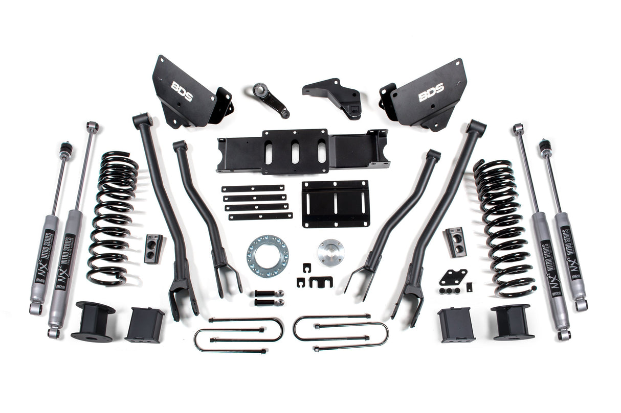 6 Inch Lift Kit w/ 4-Link | Ram 3500 w/ Rear Air Ride (13-18) 4WD | Diesel BDS Suspension