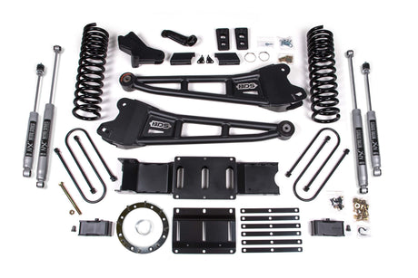 4 Inch Lift Kit w/ Radius Arm | 2 Inch Rear Block | Ram 3500 (19-24) 4WD | Diesel BDS Suspension