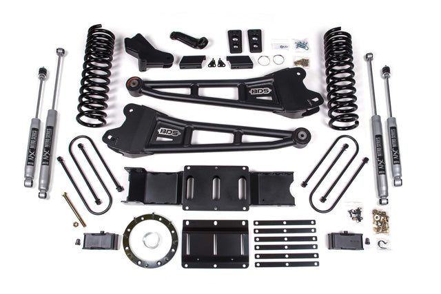 4 Inch Lift Kit w/ Radius Arm | 2 Inch Rear Block | Ram 3500 (19-24) 4WD | Diesel BDS Suspension